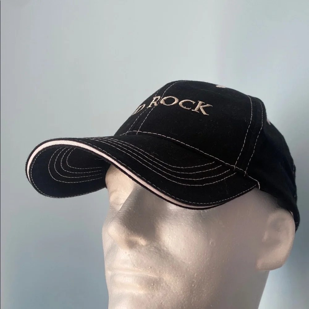 Kid Rock “American Bad Ass” Black Hat With White Stitching And Embroidered Logo - Picture 8 of 11